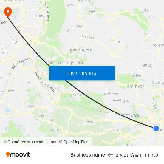 מפת ככר הדוידקה/הנביאים לBusiness name