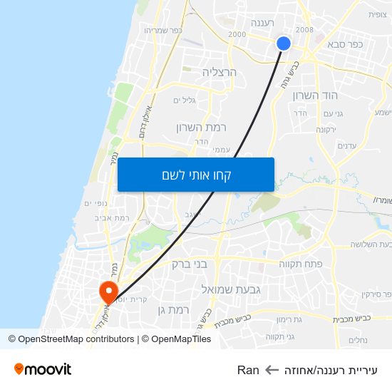 מפת עיריית רעננה/אחוזה לRan