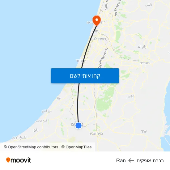 מפת רכבת אופקים לRan