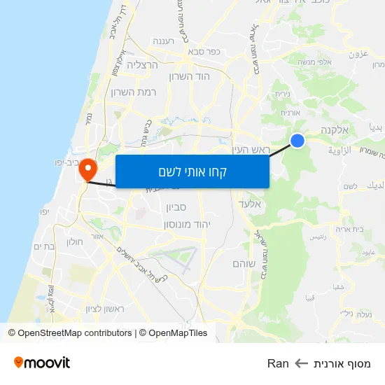 מפת מסוף אורנית לRan