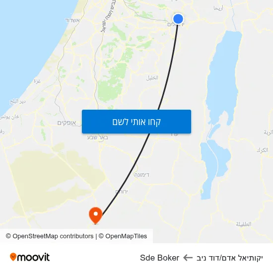 מפת יקותיאל אדם/דוד ניב לSde Boker