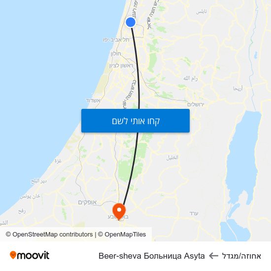 מפת אחוזה/מגדל לBeer-sheva Больница Asyta