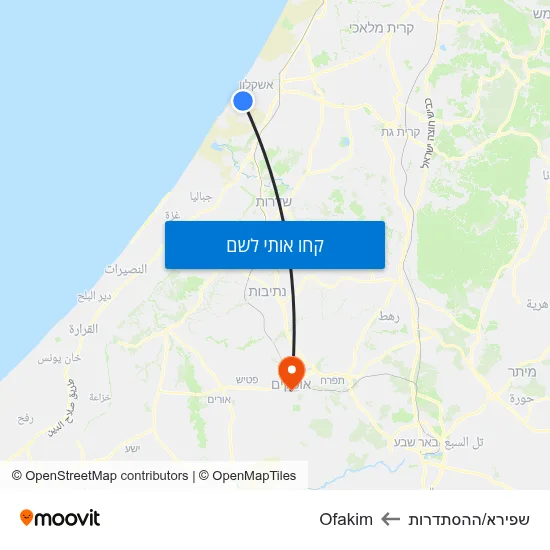 מפת שפירא/ההסתדרות לOfakim