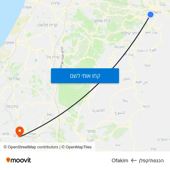 מפת הכנסת/קפלן לOfakim