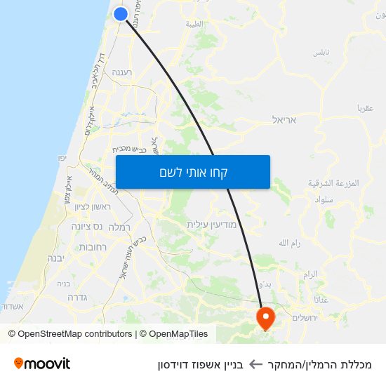 מפת מכללת הרמלין/המחקר לבניין אשפוז דוידסון