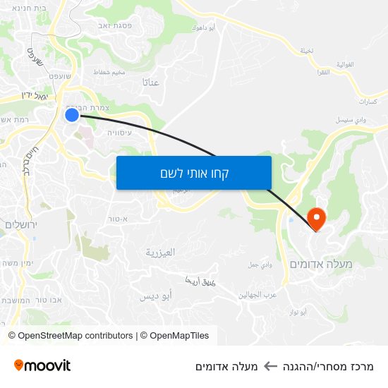 מפת מרכז מסחרי/ההגנה למעלה אדומים