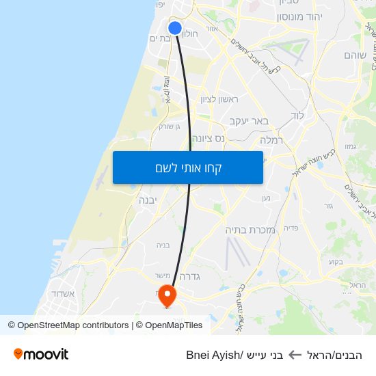 מפת הבנים/הראל לבני עייש /Bnei Ayish