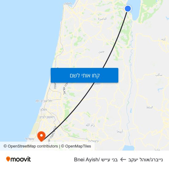 מפת נייברג/אוהל יעקב לבני עייש /Bnei Ayish