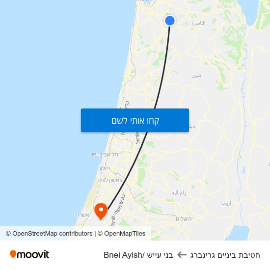 מפת חטיבת ביניים גרינברג לבני עייש /Bnei Ayish