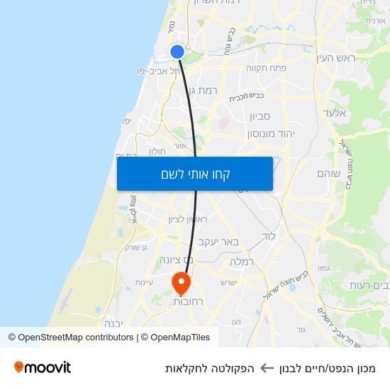 מפת מכון הנפט/חיים לבנון להפקולטה לחקלאות