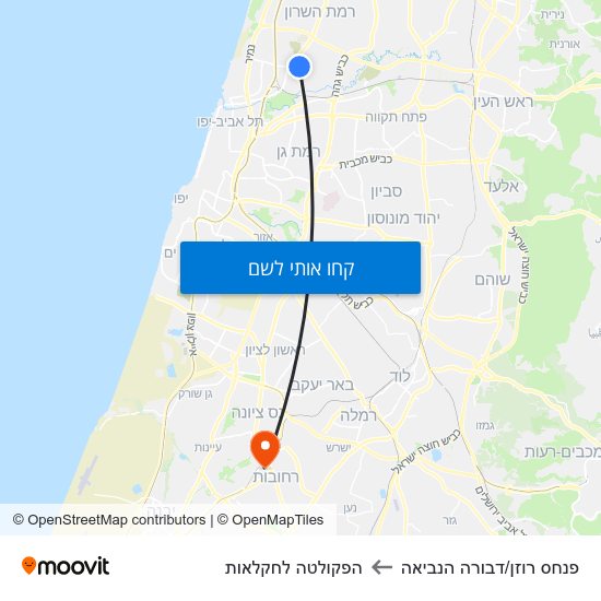 מפת פנחס רוזן/דבורה הנביאה להפקולטה לחקלאות