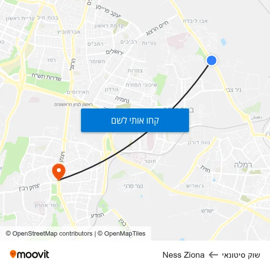 מפת שוק סיטונאי לNess Ziona