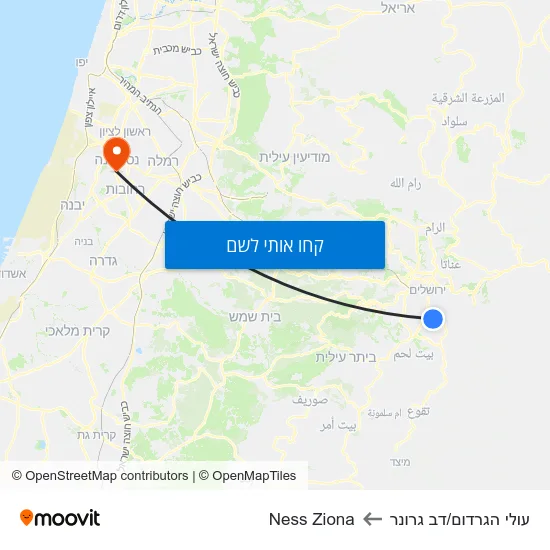 מפת עולי הגרדום/דב גרונר לNess Ziona