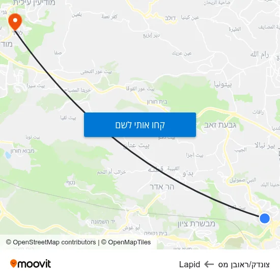 מפת צונדק/ראובן מס לLapid