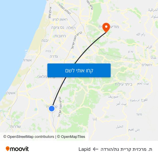 מפת ת. מרכזית קריית גת/הורדה לLapid