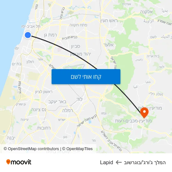 מפת המלך ג'ורג'/בוגרשוב לLapid