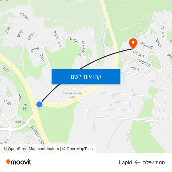 מפת צומת שילת לLapid