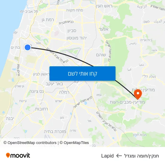מפת חנקין/חומה ומגדל לLapid