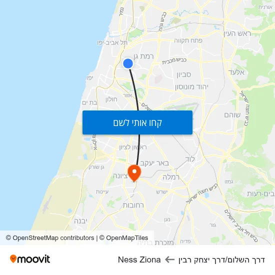 מפת דרך השלום/דרך יצחק רבין לNess Ziona