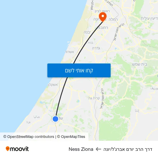 מפת דרך הרב יורם אברג'ל/יונה לNess Ziona