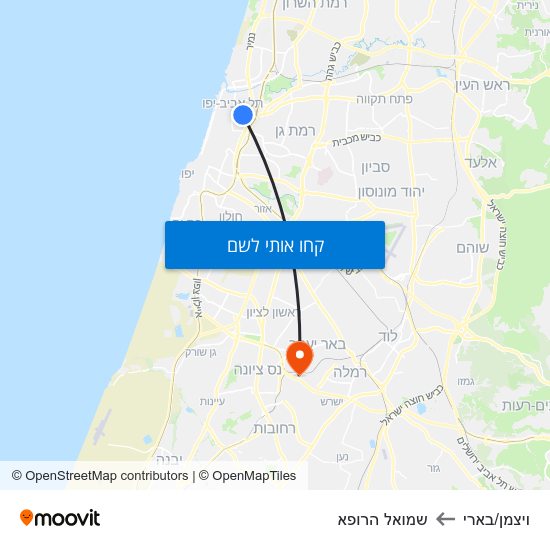 מפת ויצמן/בארי לשמואל הרופא