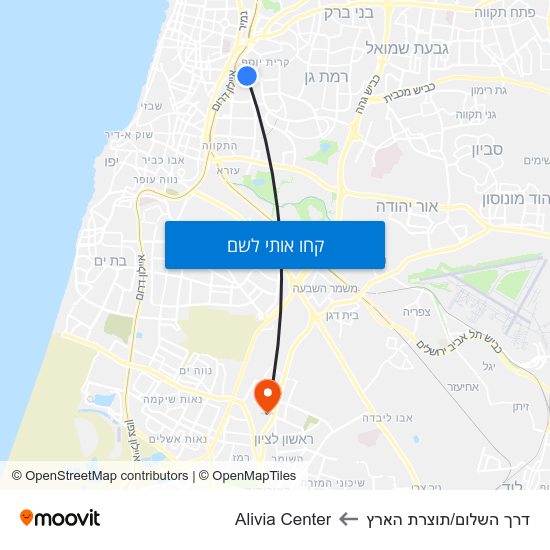 מפת דרך השלום/תוצרת הארץ לAlivia Center