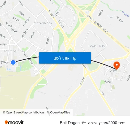 מפת ימית 2000/מפרץ שלמה לBeit Dagan
