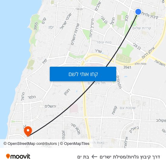 מפת דרך קיבוץ גלויות/מסילת ישרים לבת ים