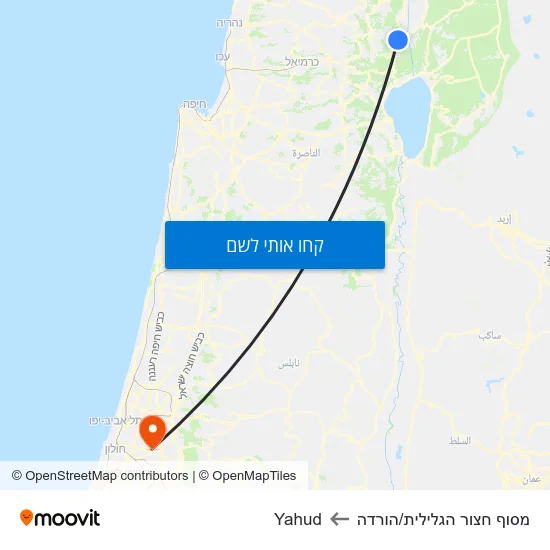 מפת מסוף חצור הגלילית/הורדה לYahud