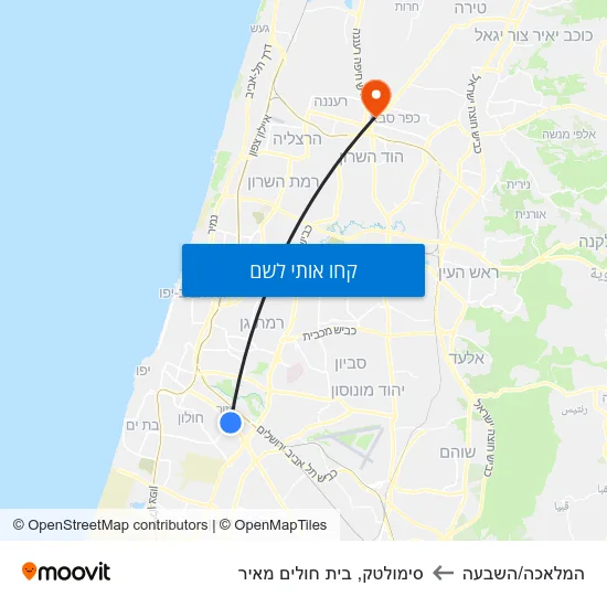 מפת המלאכה/השבעה לסימולטק, בית חולים מאיר
