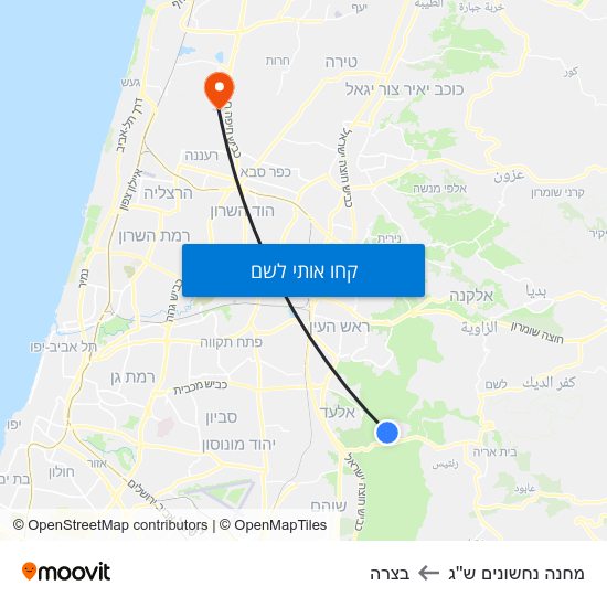 מפת מחנה נחשונים ש''ג לבצרה