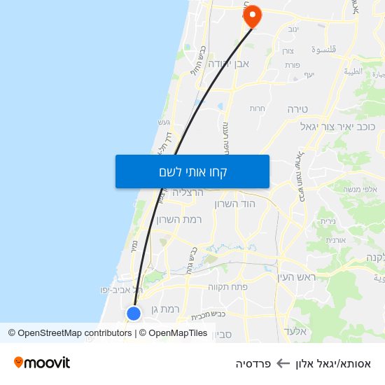 מפת אסותא/יגאל אלון לפרדסיה