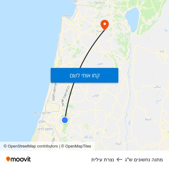 מפת מחנה נחשונים ש''ג לנצרת עילית