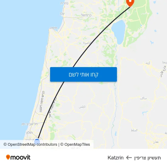 מפת תעשיון צריפין לKatzrin