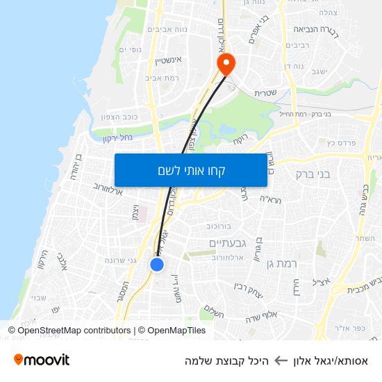 מפת אסותא/יגאל אלון להיכל קבוצת שלמה