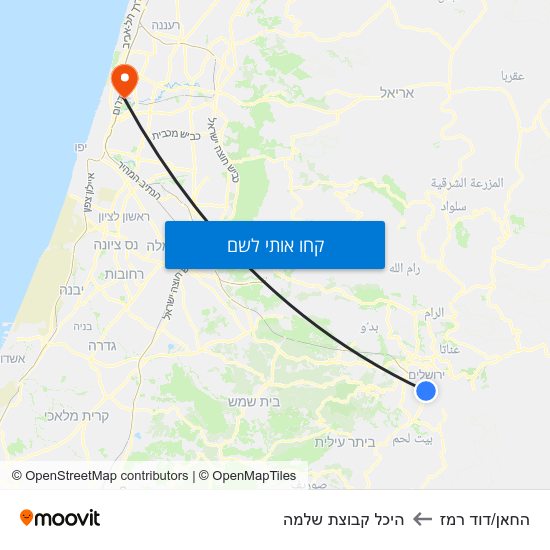 מפת החאן/דוד רמז להיכל קבוצת שלמה