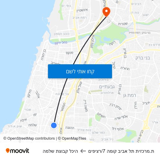 מפת ת.מרכזית תל אביב קומה 7/רציפים להיכל קבוצת שלמה