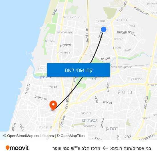 מפת בני אפרים/חנה רובינא למרכז הלב ע""ש סמי עופר