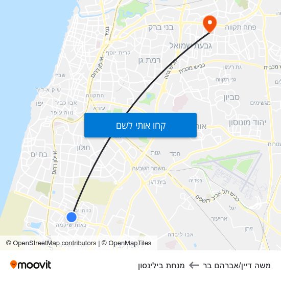 מפת משה דיין/אברהם בר למנחת בילינסון