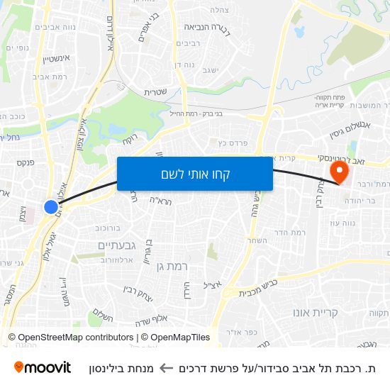 מפת ת. רכבת תל אביב סבידור/על פרשת דרכים למנחת בילינסון