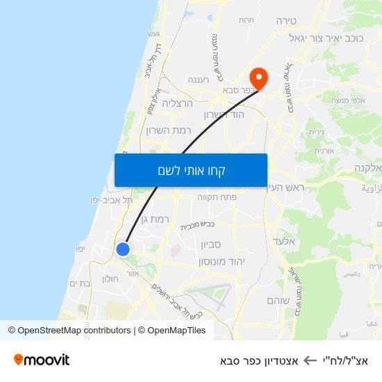 מפת אצ''ל/לח''י לאצטדיון כפר סבא