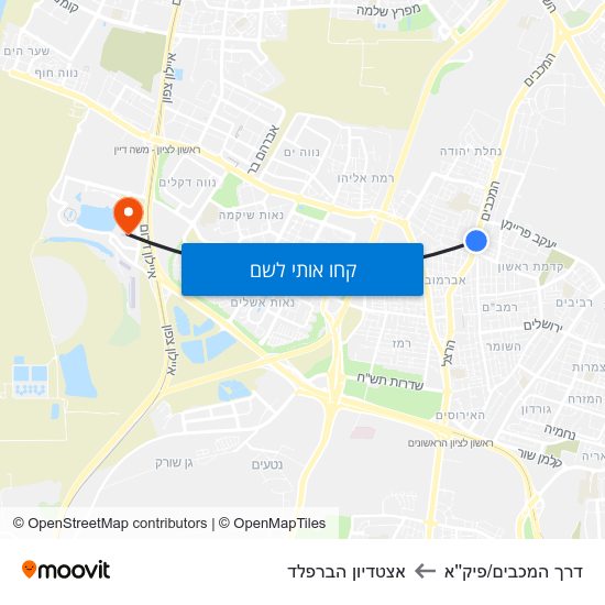 מפת דרך המכבים/פיק''א לאצטדיון הברפלד