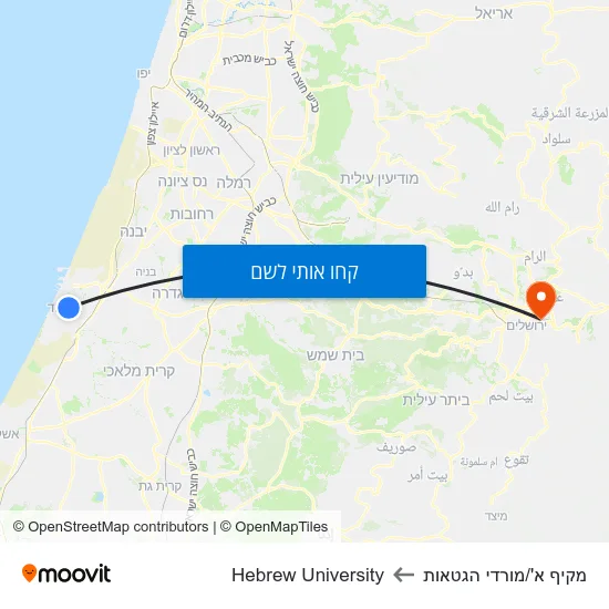 מפת מקיף א'/מורדי הגטאות לHebrew University