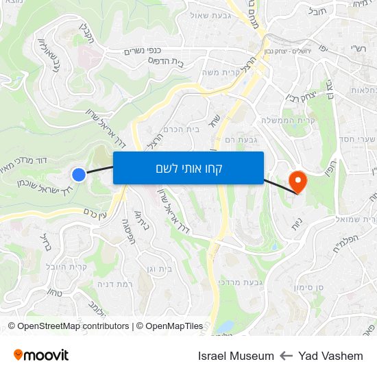 מפת Yad Vashem לYad Vashem