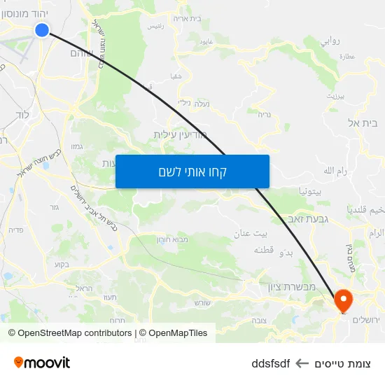 מפת צומת טייסים לddsfsdf