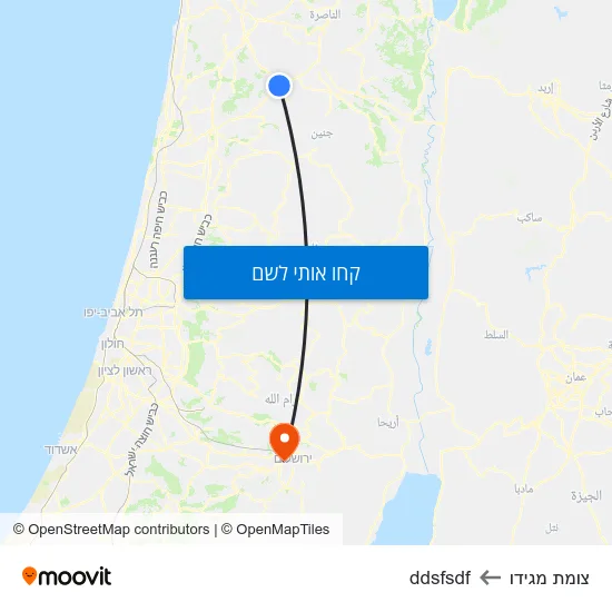 מפת צומת מגידו לddsfsdf