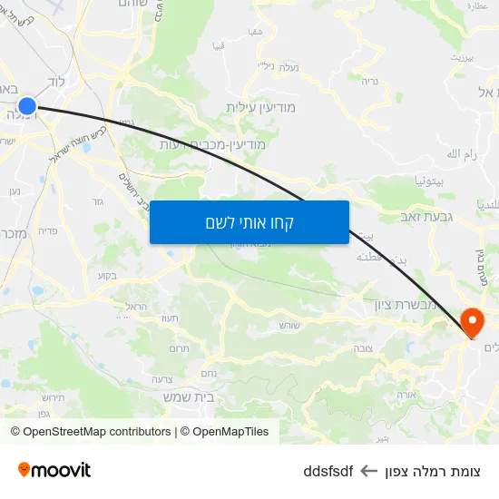 מפת צומת רמלה צפון לddsfsdf