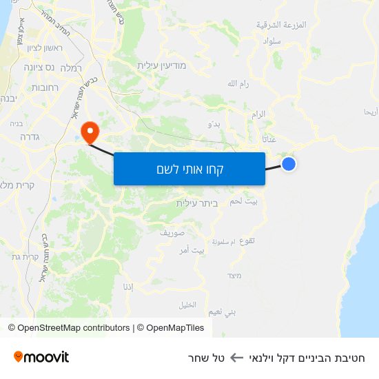 מפת חטיבת הביניים דקל וילנאי לטל שחר