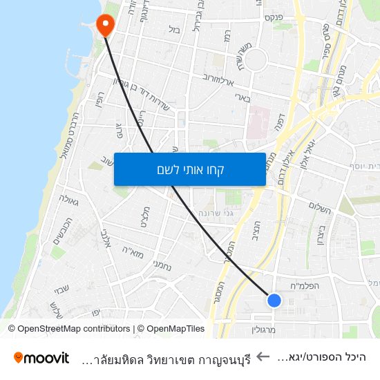 מפת היכל הספורט/יגאל אלון לมหาวิทยาลัยมหิดล วิทยาเขต กาญจนบุรี