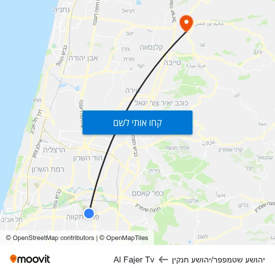 מפת יהושע שטמפפר/יהושע חנקין לAl Fajer Tv